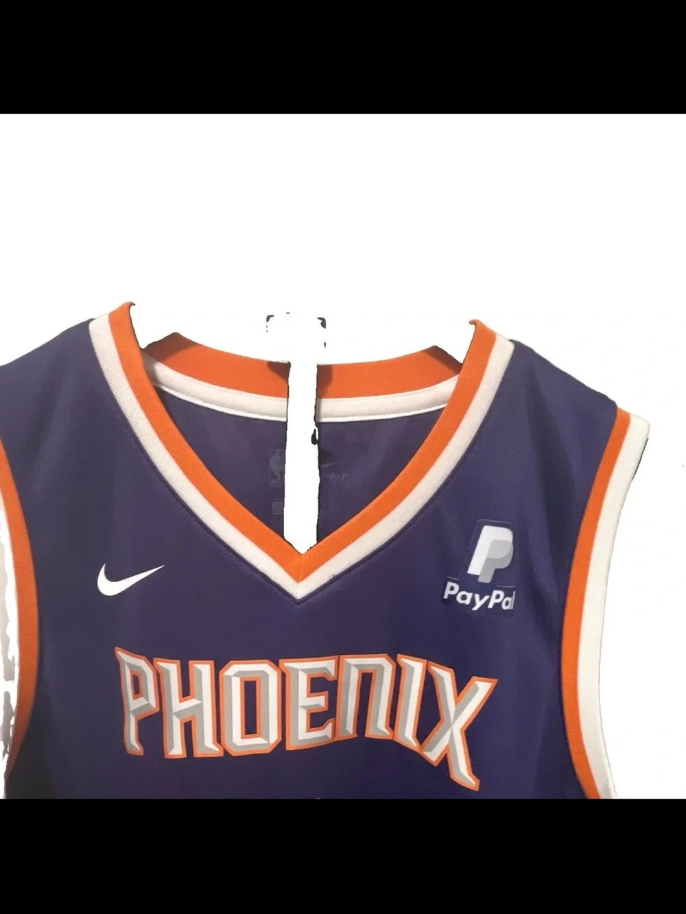 Nike Purple and Orange Phoenix Basketball Jersey #3